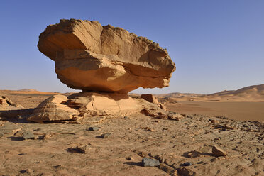 Afrika, Algerien, Sahara, Tassili N'Ajjer National Park, Felsformation Hoodoo, Oued In Djeran - ES001184