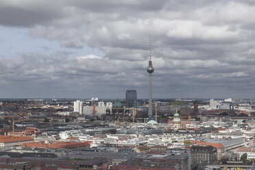 Germany, Berlin, view over Berlin Mitte with television tower - ZMF000279