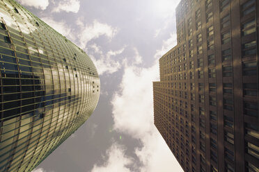 Germany, Berlin, Potsdamer Platz, Two skyscrapers against the sun - ZMF000284