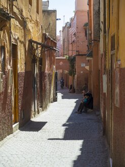 Marokko, Marakesh, Medina, Allee Derb Dabachi - AMF002310
