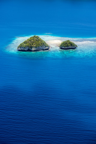 Mikronesien, Palau, kleine Inseln im Ozean, lizenzfreies Stockfoto
