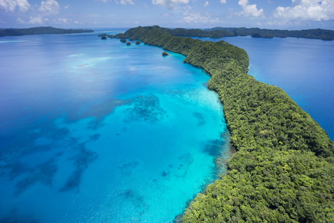 Mikronesien, Palau, tropische Insel, lizenzfreies Stockfoto