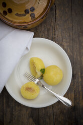 Potato dumplings on plate - LVF001391