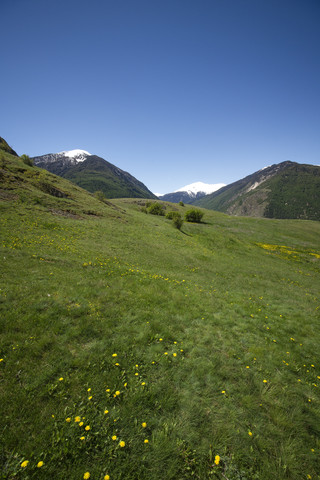 Italien, Südtirol, Mals, Tartscher Bühel, lizenzfreies Stockfoto