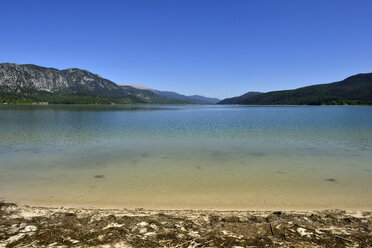 Türkei, Provinz Isparta, Pisidien, Taurusgebirge, Strand am Kovada-See-Nationalpark - ES001191