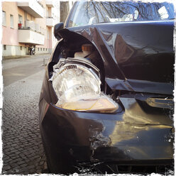 Autounfall mit Blechschaden, Berlin Lichtenberg - ZMF000298