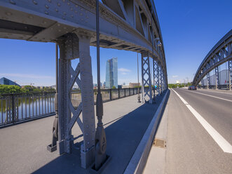 Deutschland, Hessen, Frankfurt, Honsellbrücke - AMF002374