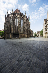 Germany, Bavaria, Nuremberg, view to St Sebaldus Church - THAF000463