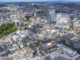 Deutschland, Hessen, Frankfurt, Blick auf die Stadt von oben - AMF002389