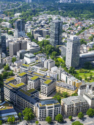 Deutschland, Hessen, Frankfurt, Blick auf die Stadt von oben - AMF002395