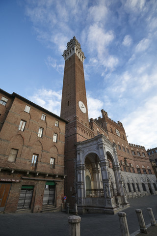 Italien, Toskana, Siena, Palazzo Pubblico, lizenzfreies Stockfoto