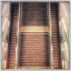 Stairs and escalator, subway station, HafenCity, Hamburg, Germany - SEF000706