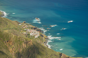 Spanien, Kanarische Inseln, Teneriffa, Cabezo del Tejo, Blick vom Anaga-Gebirge - WGF000370
