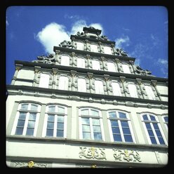 Deutschland, Nordrhein-Westfalen, Bakerstraße, Minden, Fassade des 