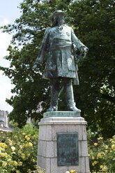 Germany, North Rhine-Westphalia, Minden, monument of 'The Great Elector' Frederick William - HAWF000303