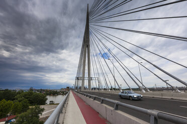 Serbien, Belgrad, Novi Beograd, Save-Brücke, Ada Ciganlija - AMF002380