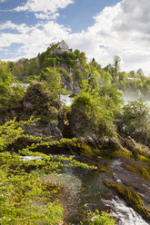 Schweiz, Schaffhausen, Rheinfall mit Schloss Laufen - WIF000796