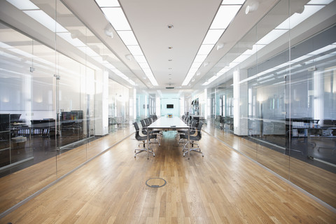 Germany, Munich, Conference room stock photo