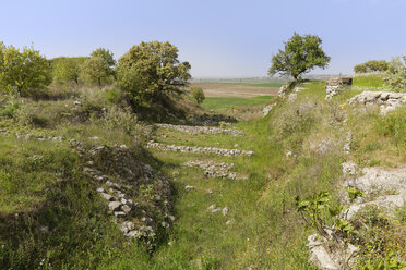 Turkey, Marmara Region, Troy, View of Schliemann Trench - SIEF005469