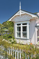 New Zealand, Golden Bay, Collingwood, old colonial style villa - SHF001473