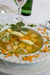 Traditional Westphalian soup in a restaurant - SEF000758