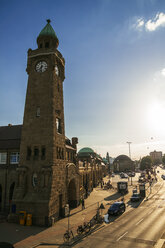 Germany, Hamburg, St Pauli, Clock tower - KRPF000582