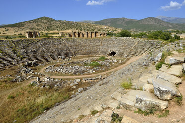 Turkey, Aydin Province, Caria, Antique stadium and gladiators arena at the archaelogical site of Aphrodisias - ES001235