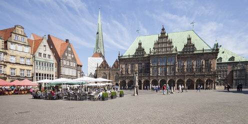 Deutschland, Bremen, Bremer Rathaus am Marktplatz - WIF000823