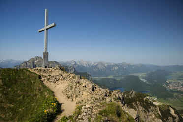 Deutschland, Bayern, Allgäu, Branderschrofen bei Füssen - WGF000325