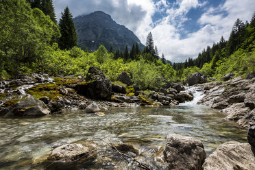 Österreich, Allgäuer Hochalpen, Baerguntbach im Kleinwalsertal - STSF000417