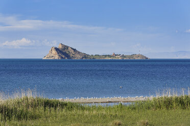 Turkey, Van Province, Akdamar Island, Van Lake, Akdamar Island, Church of the Holy Cross - SIEF005611