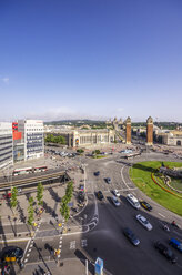 Spanien, Barcelona, Placa Espana im Stadtteil Eixample - THAF000575