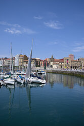 Spanien, Asturien, Gijon, Puerto Deportivo - LAF000929