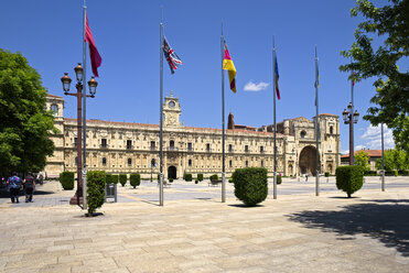 Spanien, Kastilien und Leon, Provinz Leon, Leon, Parador de Leon, Plaza de San Marcos - LAF001124