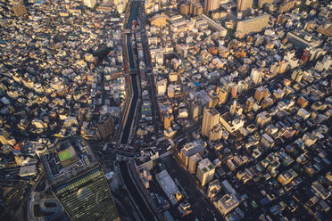 Japan, Tokyo, sunset over Asakusa Dori - FLF000435