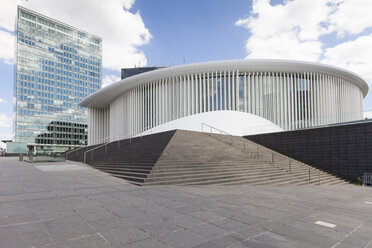 Luxemburg, Luxemburg-Stadt, Europaviertel, Bürogebäude und Philharmonie am Europaplatz - WIF000919