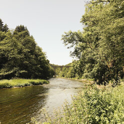 Belgium, Province Luxembourg, The Ardennes, Semois River (popular for kayaking), Herbeument Region - GWF002969