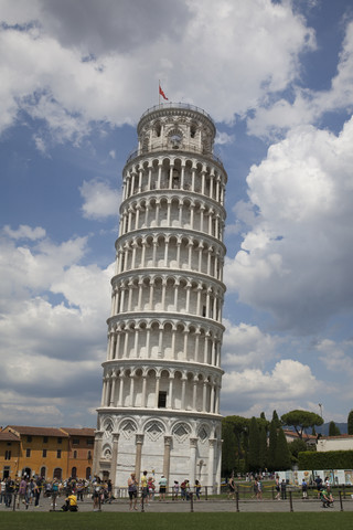 Italien, Toskana, Pisa, Schiefer Turm, lizenzfreies Stockfoto