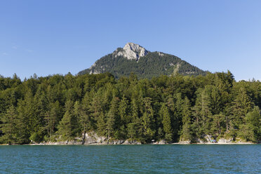 Österreich, Bundesland Salzburg, Fuschl am See, Fuschlsee, Berg Schober mit Frauenkopf - SIEF005681