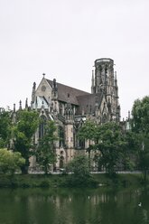 Deutschland, Baden-Württemberg, Stuttgart, St. Johannis Kirche am Feuersee - ELF001212