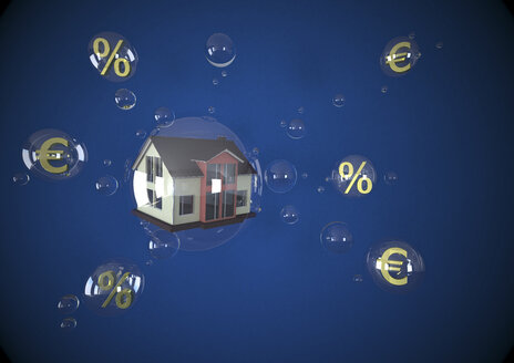 Illustration, Real estate bubble - ALF000169