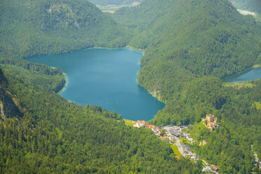Germany, Upper Bavaria, Swabia, Allgaeu, View to Alpsee - WGF000386