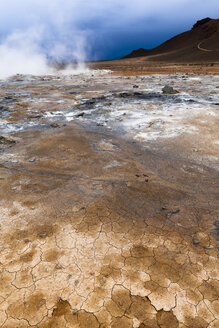 Island, Skutustadir, Krafla-Vulkangebiet, geothermisches Gebiet bei Myvatn - FCF000302