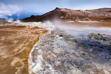 Iceland, Skutustadir, Krafla-volcanic area, geothermal area near Myvatn - FCF000305