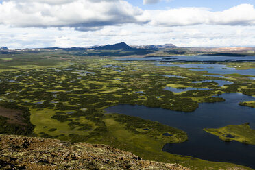 Island, Skutustadir, Krafla-Vulkangebiet, Pseudokrater bei Myvatn - FCF000307