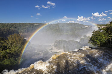 Südamerika, Argentinien, Parana, Iguazu-Nationalpark, Iguazu-Fälle, Regenbogen - FO006632