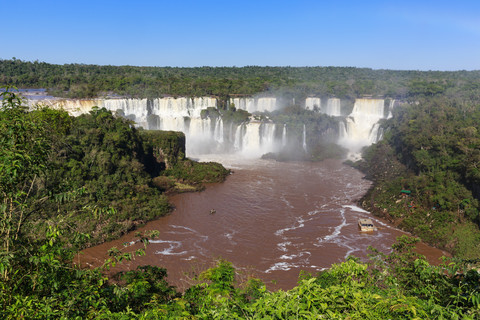 Südamerika, Brasilien, Parana, Iguazu-Nationalpark, Iguazu-Fälle, lizenzfreies Stockfoto