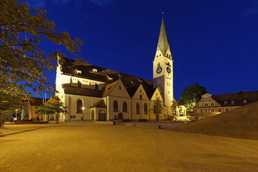 Deutschland, Bayern, Schwaben, Allgäu, Kempten, Evangelische Pfarrkirche St. Mang - LBF000876