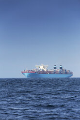Spain, Andalusia, Tarifa, Container ship - KBF000094