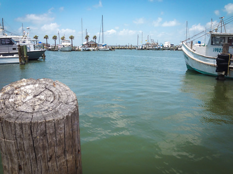 Fulton Marina, Rockport, Texas, USA, lizenzfreies Stockfoto